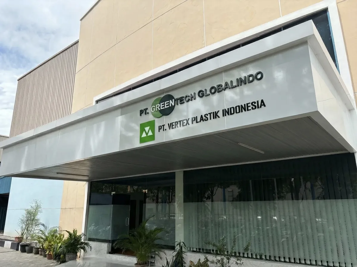 PT. Vertex Plastik Indonesia storefront in Batam