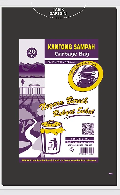 Sanipak polyethylene garbage bags — 3