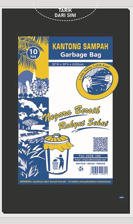 Sanipak polyethylene garbage bags — 7